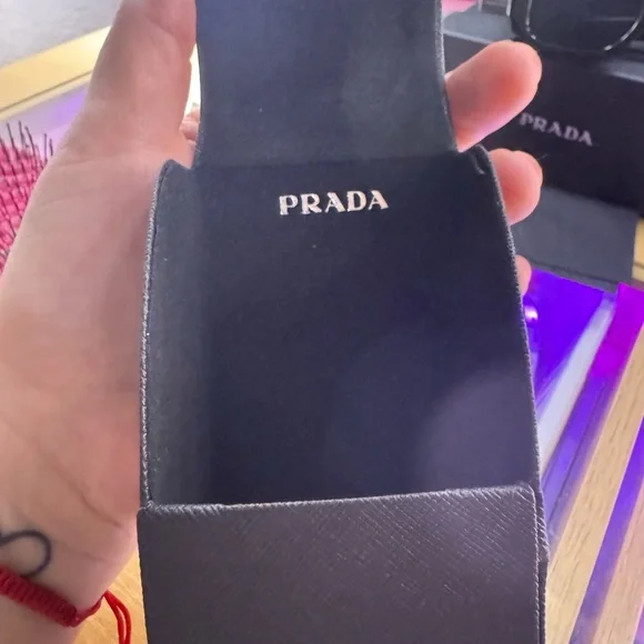 Prada Black Oversized Rectangular Sunglasses - Picture 7 of 16
